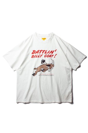 [THE RESQ] BIG SILHOUETTE GRAPHIC TEE - IVORY(BILLY GOAT)