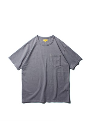 [THE RESQ] STANDARD POCKET TEE - PURPLE GREY