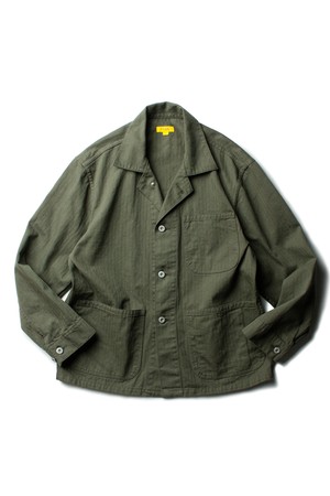 [THE RESQ] HBT KILROY JACKET - OLIVE GREEN