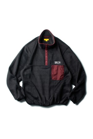 [THE RESQ] YOSEMITE FLEECE PULLOVER - CHARCOAL ASH