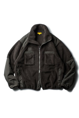 [THE RESQ] ECWCS ARMY FLEECE JACKET - ROYAL BROWN