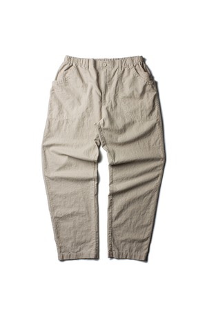 COTTON LINEN DOMINGO PANTS [WASHED BEIGE]