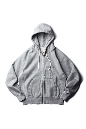 CLASSIC ZIP-UP HOODIE [MELANGE GREY]