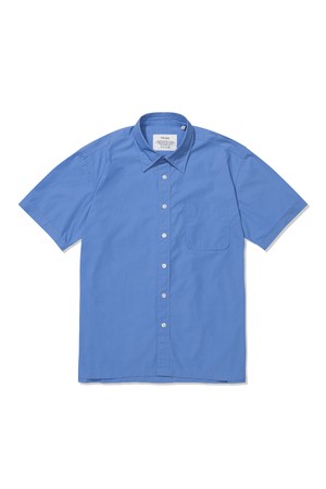 [PROED SHIRT] [릴렉스]P-905 포플린 반팔 셔츠 (코발트 블루)