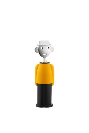 [Alessi] 알레시 알레산드로 M 와인오프너 옐로우 블랙 / AM23 YB