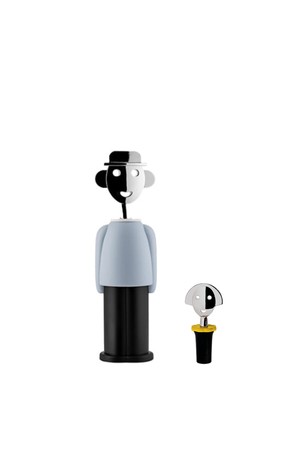 [Alessi] 알레시 알레산드로M + 안나 와인캡2 블랙 기프트 세트