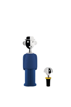 [Alessi] 알레시 알레산드로M + 안나 와인캡2 블랙 기프트 세트
