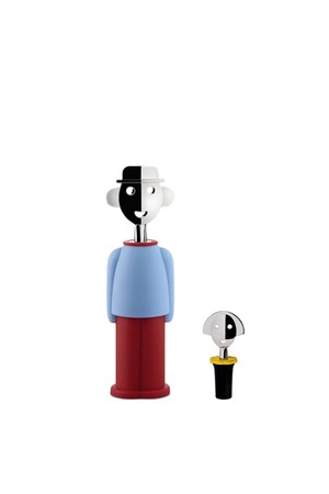 [Alessi] 알레시 알레산드로M + 안나 와인캡2 블랙 기프트 세트