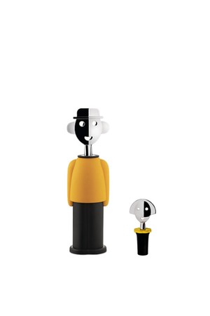 [Alessi] 알레시 알레산드로M + 안나 와인캡2 블랙 기프트 세트