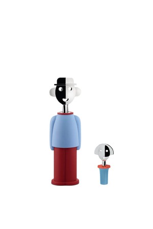 [Alessi] 알레시 알레산드로M + 안나 와인캡2 블루 기프트 세트