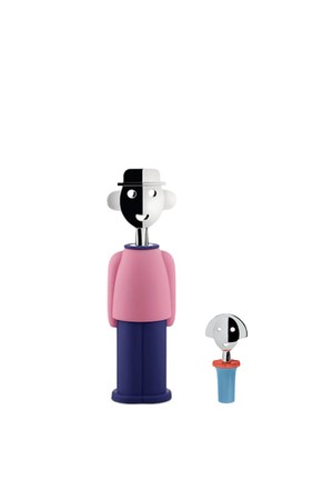 [Alessi] 알레시 알레산드로M + 안나 와인캡2 블루 기프트 세트