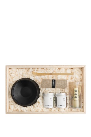 [브라운즈] 흑유 제주 말차/맛차 다도 선물세트