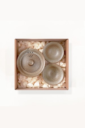 [브라운즈] 시그니처 쾌객배 도자기 다구 패키지, 틸브라운