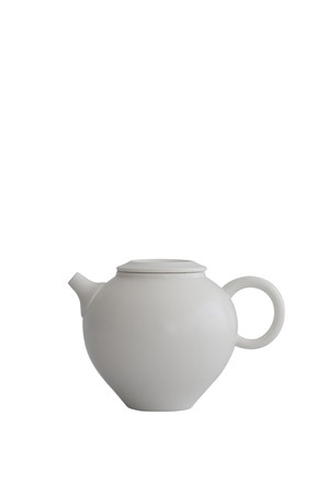 [브라운즈] 백운 달무리 도자기 다관