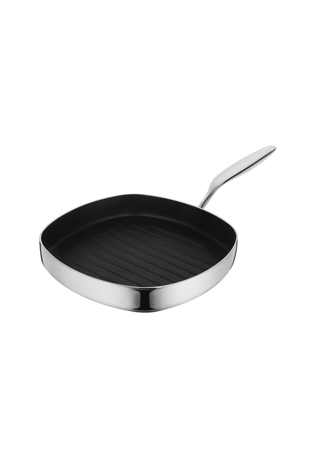 [BRK] 프리미엄 통3중 사각 스텐 그릴팬 24cm (인덕션겸용)은 스테인리스스틸 소재의 프리미엄 그릴팬입니다. 24cm 크기의 사각형 디자인으로, 인덕션 사용이 가능하며 통3중 구조로 제작되어 열 효율이 뛰어납니다. 실버 색상으로 깔끔하고 세련된 외관을 자랑하며, 논스틱 코팅으로 음식물이 눌어붙는 것을 방지하여 편리하게 사용할 수 있습니다. 그릴 요리에 적합하며, 주방에서 조리 도구로 활용하기 좋습니다.
