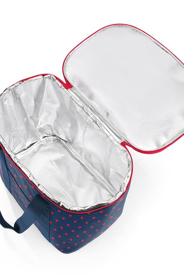 [라이젠탈] 쿨러백 XL 믹스도트레드 RSTLH3075는 30L 대용량 라지 사이즈의 보온보냉백입니다. 레드와 네이비 컬러의 도트 무늬가 돋보이며, 내부 단열재 처리와 EVA 소재 뚜껑으로 보온/보냉 기능을 극대화하고 테이블로도 활용 가능합니다. 캠핑과 피크닉 시 유용한 사각 디자인의 쿨러백으로, 재활용 PET 소재를 사용하여 환경까지 생각했습니다.
