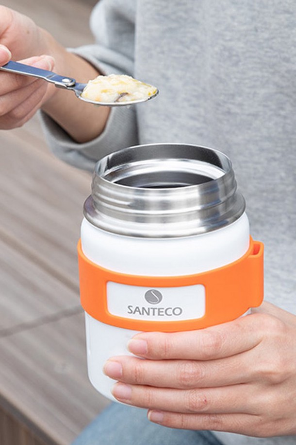 Santeco - 텀블러 - [산테코] 코지 보온죽통 500ml 밀크화이트