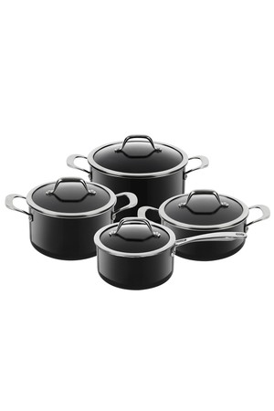 [BRK] 스마트 매직 냄비 4종 세트 블랙(18편수,20L,20H,24)