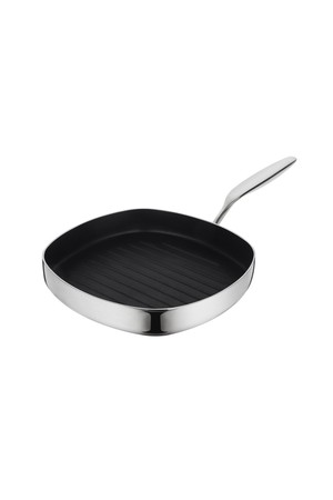 [BRK] 프리미엄 통3중 사각 스텐 그릴팬 24cm (인덕션겸용)