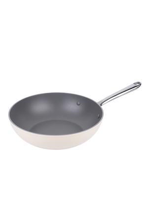 [BRK] 에볼루션 풀 인덕션 WOK/궁중팬 28cm (밀크)