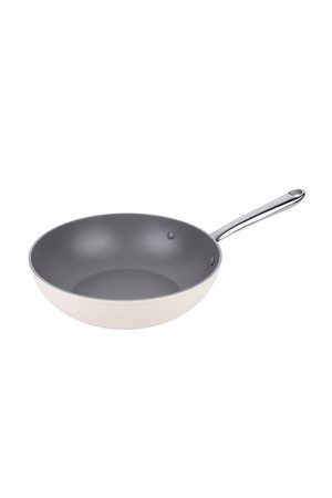 [BRK] 에볼루션 풀 인덕션 WOK/궁중팬 24cm (밀크)