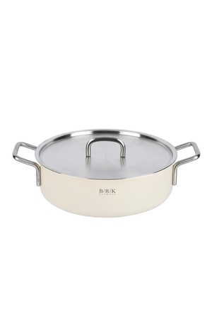 [BRK] 노르딕 통5중 전골냄비 28cm 크림 화이트