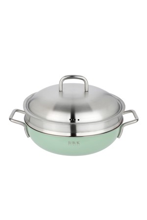 [BRK] 노르딕 통5중 WOK 28cm 그린(스티머 포함)