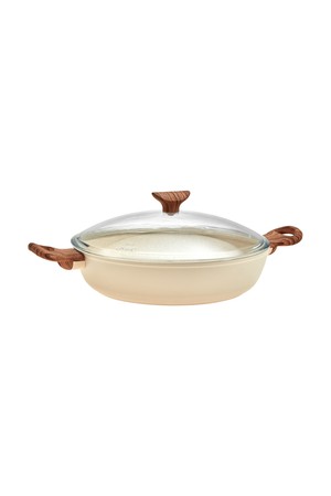 [삼보넷] 락앤로즈 전골냄비 28cm (소프트 로즈)