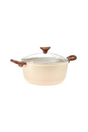 [삼보넷] 락앤로즈 양수냄비 24cm (소프트 로즈)