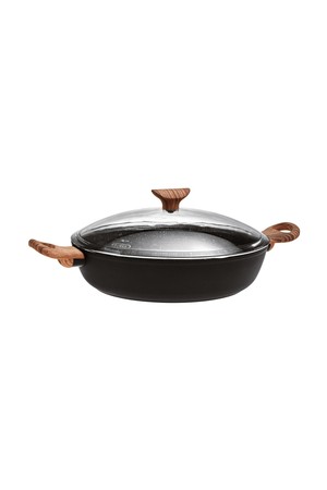 [삼보넷] 락앤로즈 전골냄비 28cm (블랙)