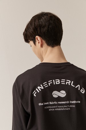 [FINEFIBERLAB] UNIFORM T-SHIRT - BLACK