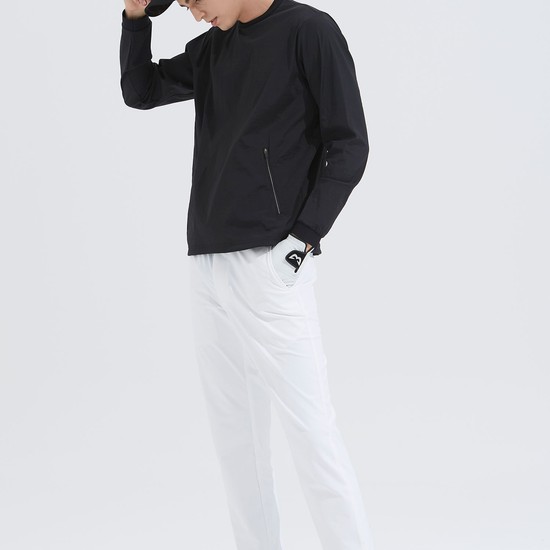 [화이트볼] 남성 기능성 라운드넥 바람막이 BK_WB21FAMJ01BK