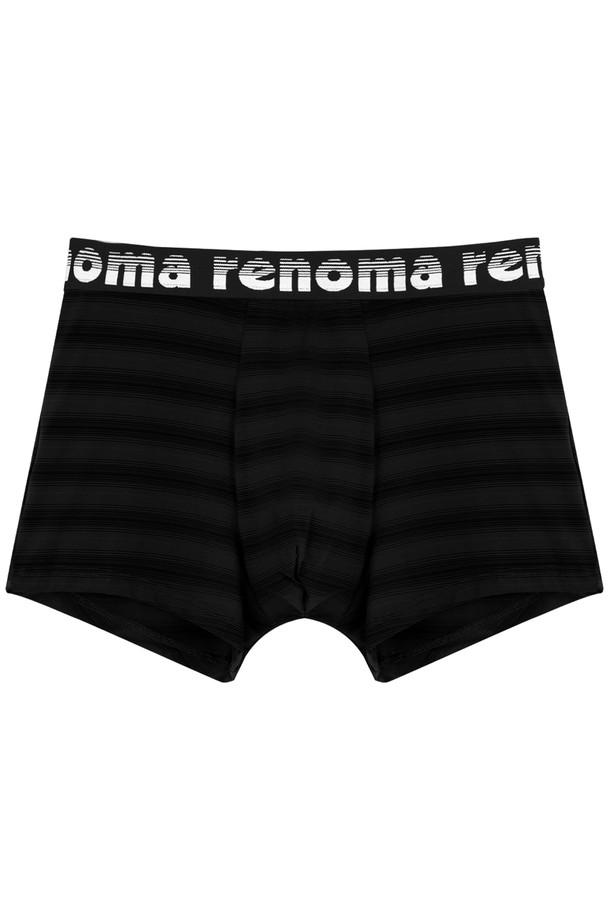 RENOMA UNDERWEAR - 언더웨어 - [레노마] 남 솔리스 스트라이프 드로즈 BK_GC11H85446