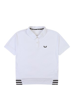 [화이트볼] 루즈핏 폴리 여성 골프 티셔츠 WH_WB24SUWT01WH_WHITE-a