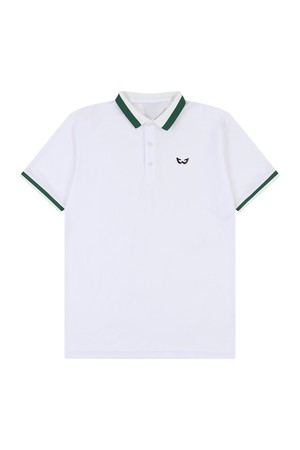 [화이트볼] 원포인트 기능성 남성 골프남성 골프 티셔츠 WH_WB24SUMT01WH_WHITE-a