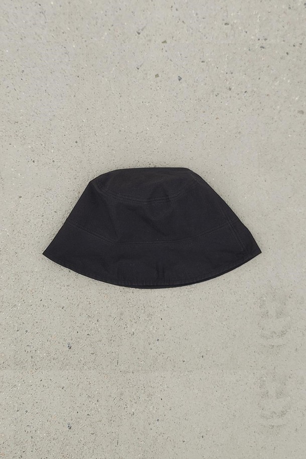 AYU - 모자 - [24FW] cotton bucket hat-black