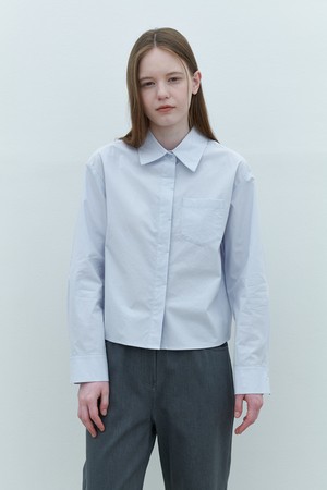 [24SS] cotton shirts-sky blue