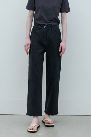 [24SS] basic denim pants-vintage black