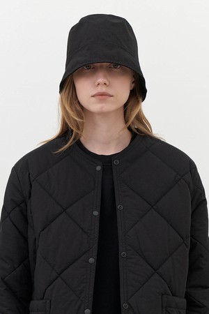 [24FW] cotton bucket hat-black