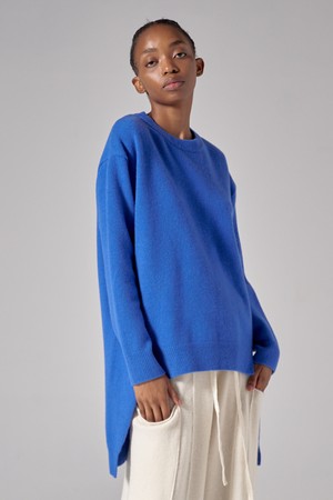 SIDE TAIL PULLOVER (BLUE)