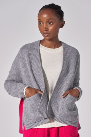 SIDE OPEN CARDIGAN 2 (GREY)