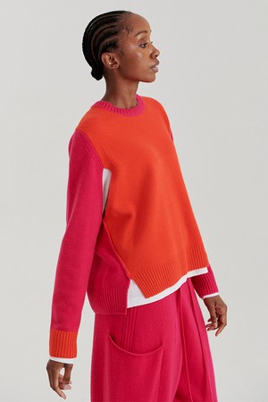 ARMHOLE OPEN PULLOVER 3 (PINK)