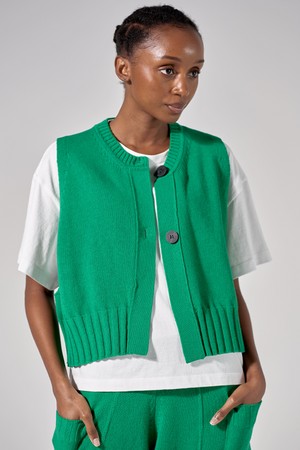 ROUND OPEN VEST (GREEN)