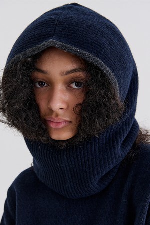 HOOD MUFFLER 5 (NAVY)