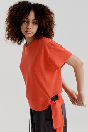 BELTED TOP (ORANGE)