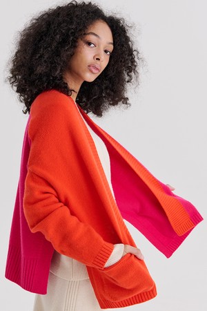 SIDE OPEN CARDIGAN 3 (PINK)