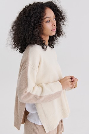 SIDE OPEN PULLOVER 2 (IVORY)