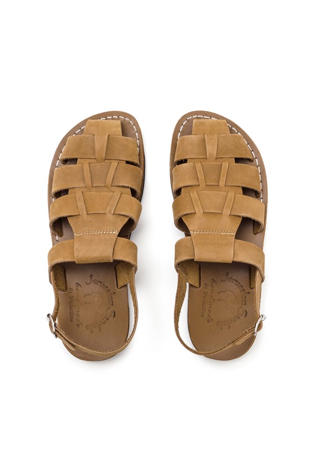 Jerusalem sandals - 샌들/슬리퍼 - 공식정품 [예루살렘 샌들 공용] NO.1041 MICHAEL_TAN_NUBUCK