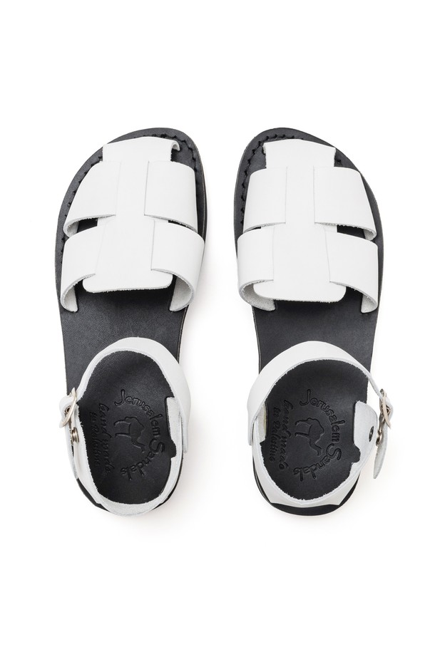 Jerusalem sandals - 샌들/슬리퍼 - 공식정품[예루살렘 샌들] NO.1070 GEMMA_WHITE/BLACK (여성)