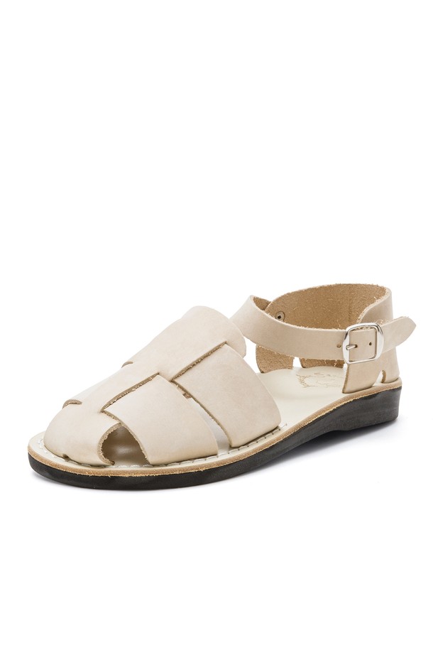 Jerusalem sandals - 샌들/슬리퍼 - 공식정품[예루살렘 샌들] NO.1070 GEMMA_WHITE_NUBUCK (여성)